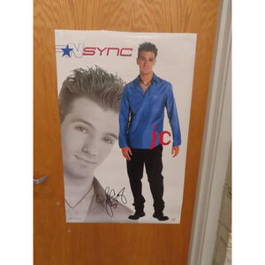 Vintage Movie Poster 22.5” by 34.5” *NSYNC JC Signed